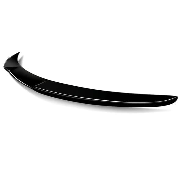 Bageste Spoiler, Blank Sort Finish, Aerodynamisk Design,som vist