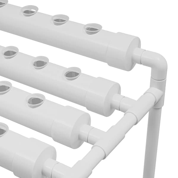 Hydroponiskt växtkit, 90 växtkapacitet, vertikal uppsättning,VIT