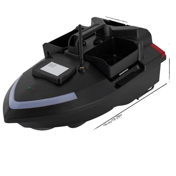 Bait Boat, GPS Kontroll, Lång Batteritid,svart