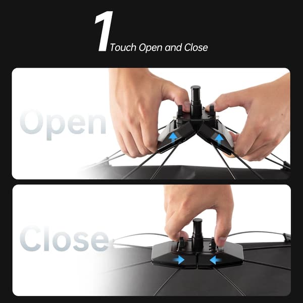 Reflektor Diffuser, U-form, One-Touch Åben Luk,U-GO