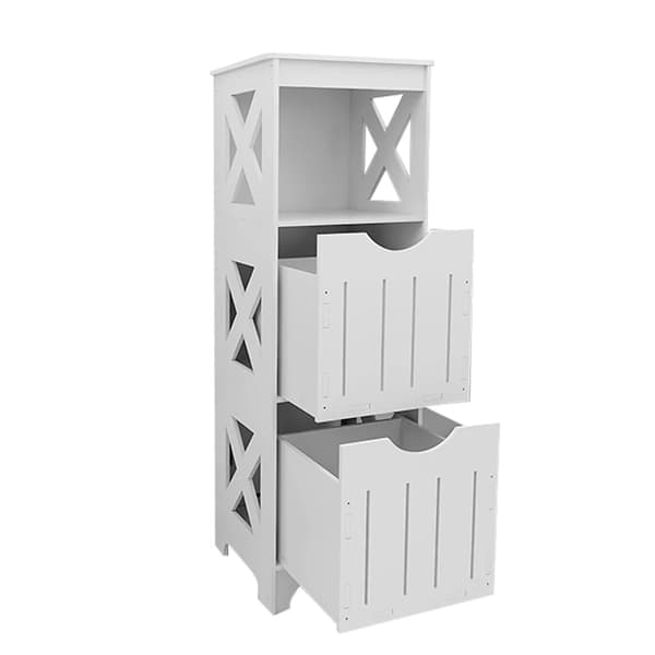Förvaringsskåp, Elegant Design, Hållbart Material,VIT