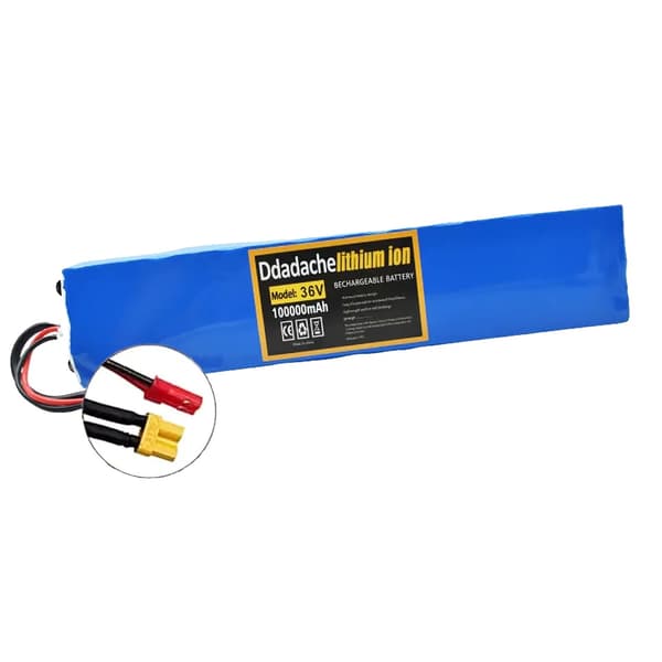 Batteripack, 36V, 100Ah kapacitet,lanmi  XT30-JST