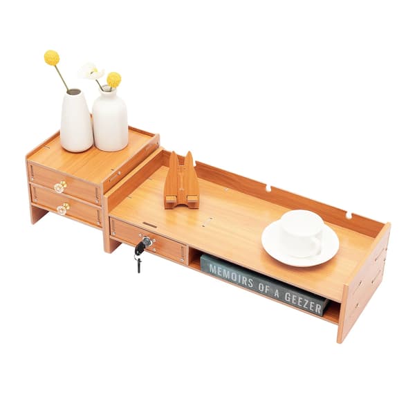 Monitorstand, Moderne Design, God Plads,Træ