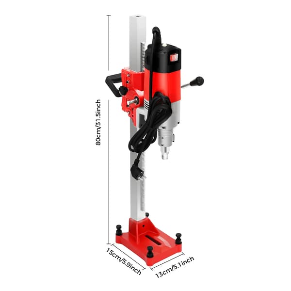 Kärnborr, 2300W Kraftfull Motor, Säkerhetskopplingsfunktion,Röd