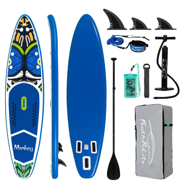 Oppustelig Stand Up Paddle Board, Ultra Stabil Design, Fuld Tilbehørssæt,SUPFR02E