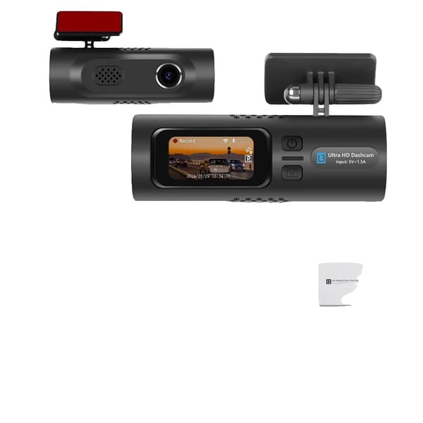 Dash Cam, 2K-upplösning, Parkeringsövervakningsfunktion,1.5" Dash Cam