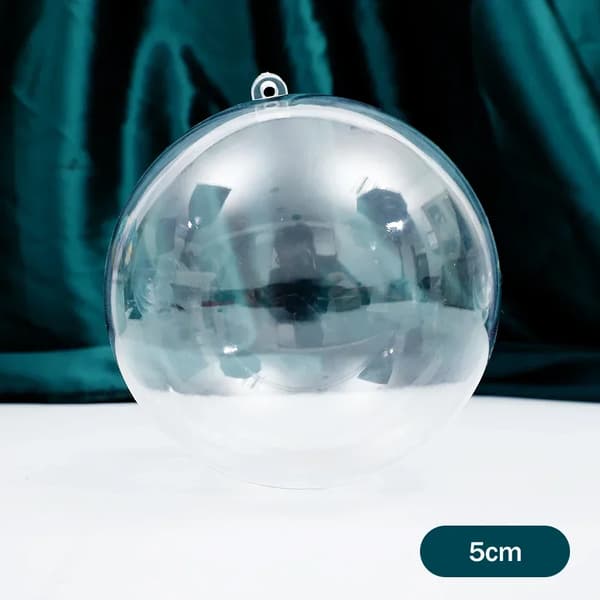 Hålig Balledkor, Transparent Design, DIY Vänlig,5cm-a, 12PCS