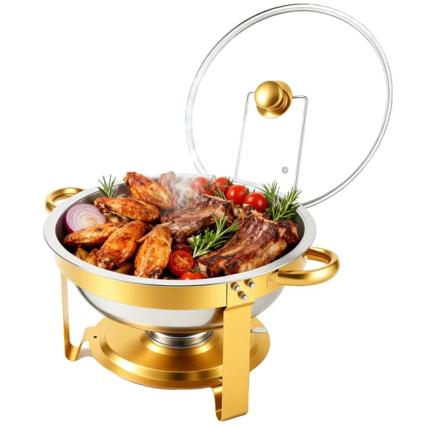 Buffetserver, rostfritt stål, 5QT kapacitet,1Pack