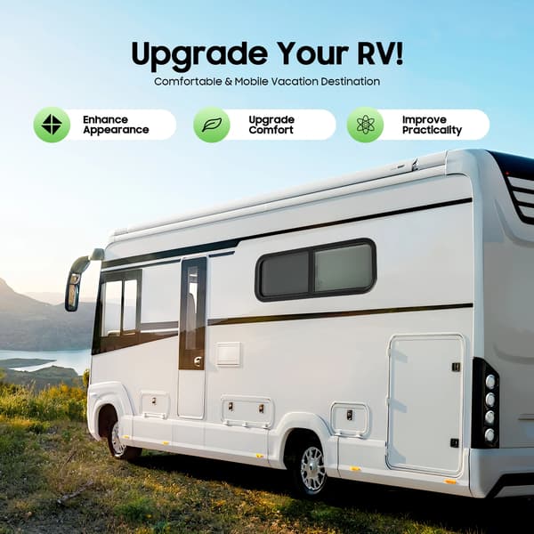 RV-vindue, aluminiumkonstruktion, myggenet,sort