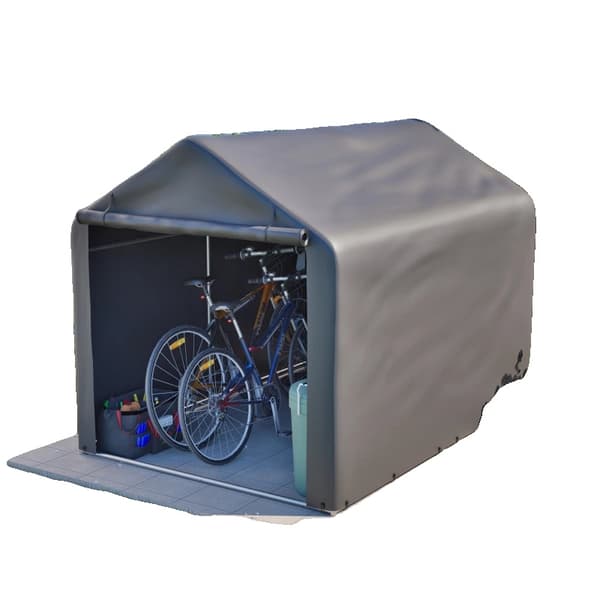 Cykelgarage, Väderbeständigt Material, Rymlig Design,armégrön