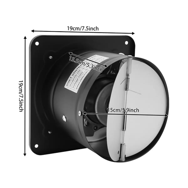 Afbudsventilator, Holdbar Konstruktion, Effektiv Luftcirkulation,sort