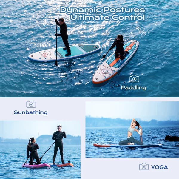 Stand Up Paddle Board, Ultra-let, Skridsikker Overflade,Blå