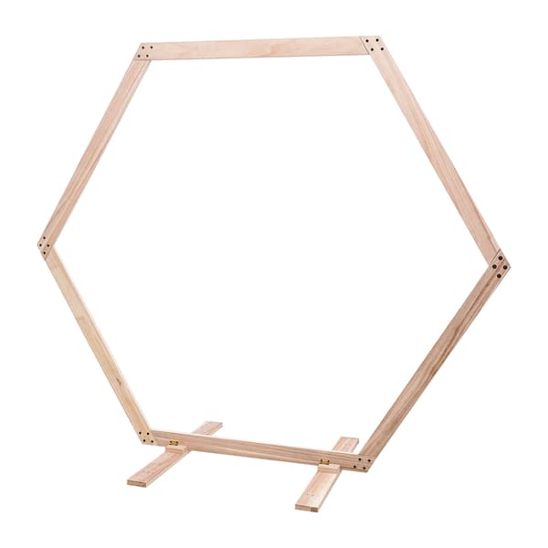 Bryllupsbue, Holdbart Træ, Hexagonal Design,L, træ