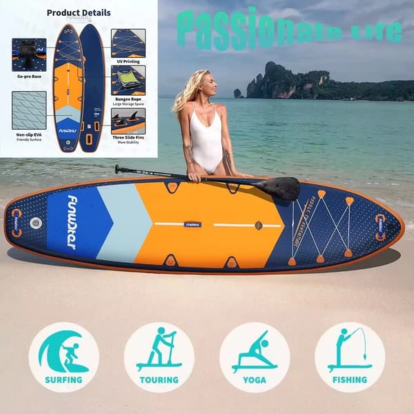 Stand Up Paddle Board, Hög Lastkapacitet, Antiglid Design,SUPFW43B