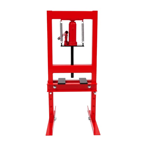 Hydraulisk Press, 6 Ton Kapacitet, Manuell Drift,Röd