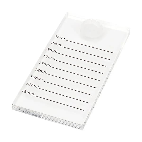 Acrylic Lash Board, Letvægtsdesign, Holdbart og Sikkert Materiale,Gennemsigtig