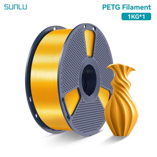 3D-printer filament, 1,75 mm diameter, høj gennemsigtighed,Guld