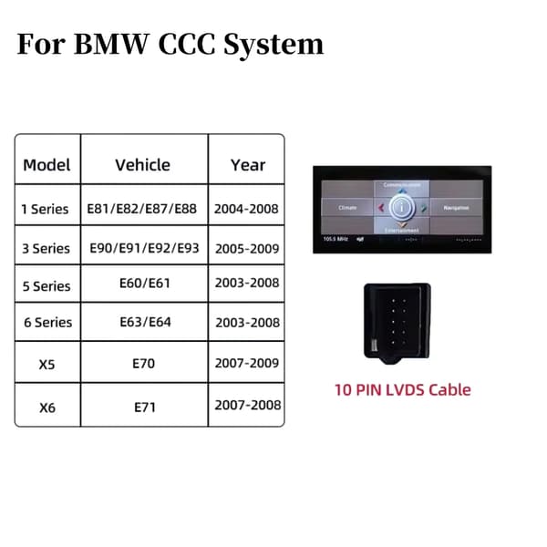 CarPlay Android Auto Dekoder, Problemfri Integration, Forbedret Forbindelse,Til BMW CCC System