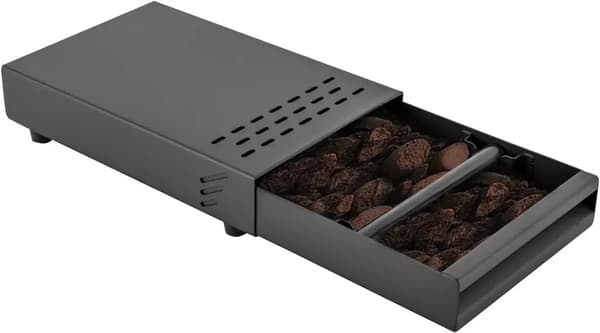 Knock Box, Skuffedesign, Holdbar Metal Konstruktion,sort, S
