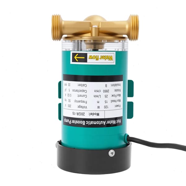 Boosterpump, 120W Effekt, Hög Flödeshastighet,230V, Cyan