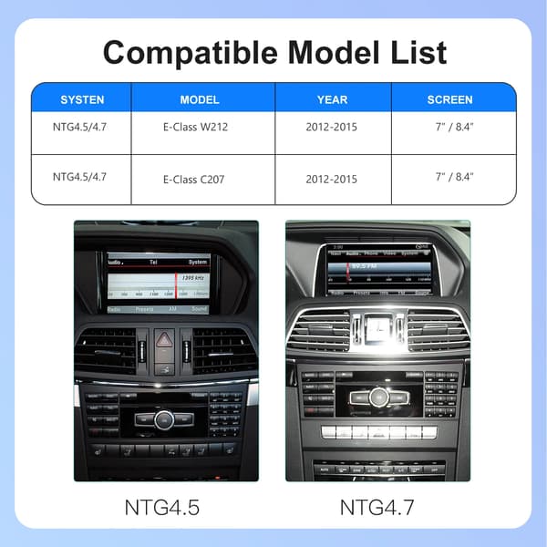 Trådløst CarPlay-system, understøtter Android Auto, plug-and-play installation,NTG4.5 Carplay