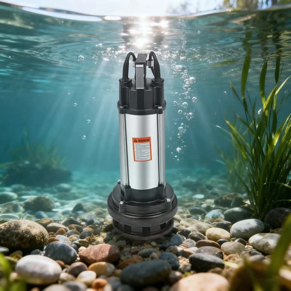Dykpumpe, Rustfrit Stål Konstruktion, Høj Flow Rate,220V