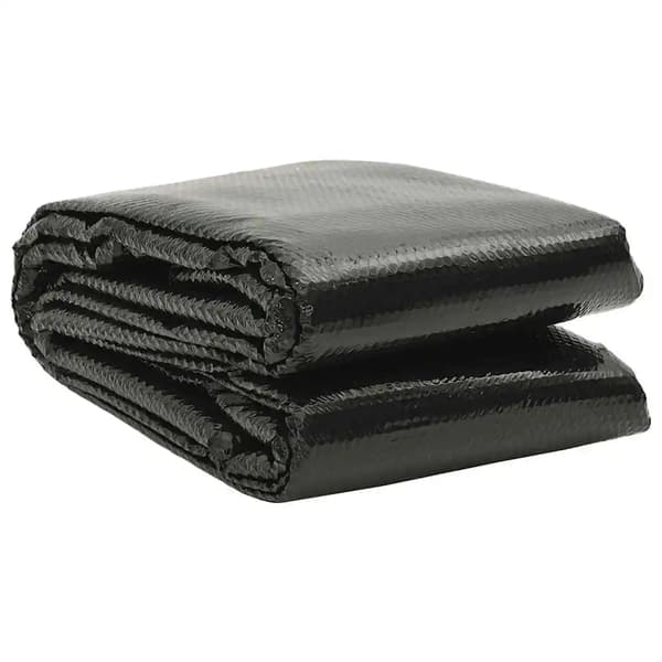 Simbassängöverdrag, Hållbart Material, Energi Effektiv,Svart