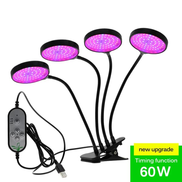 LED Växtlampa, Full Spektrum, USB Driven, 60W