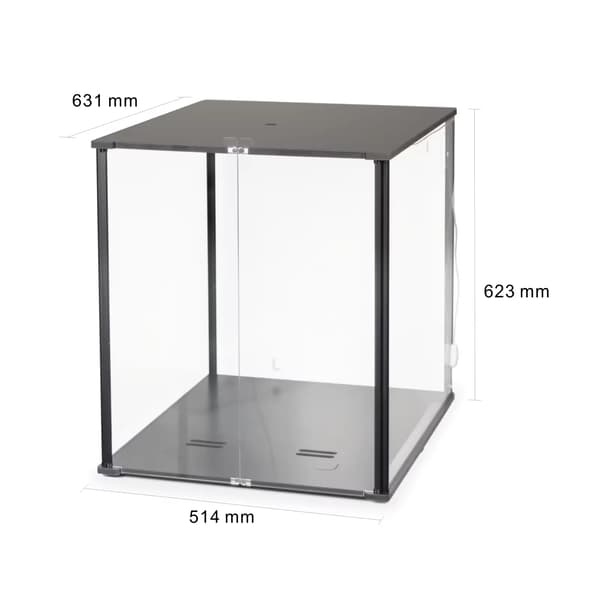3D Printer Indhegning, Gennemsigtig Akryl, Luftfiltreringssystem,Kun indkapsling