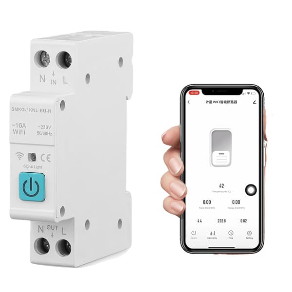 Smart Switch, WiFi Kontrol, App Kompatibilitet,HVID