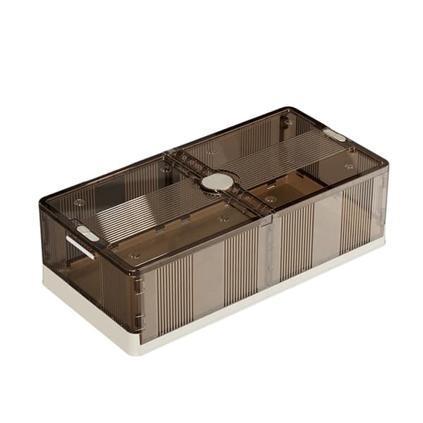 Förvaringslåda, Plastmaterial, Extra stora dimensioner, Dammtålig funktion, Fällbar design, Rullfunktion