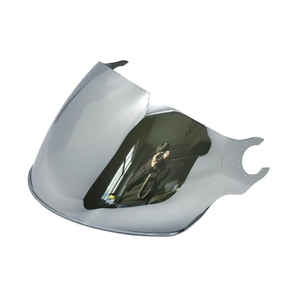 Motorcykelhjälmar Visir, Hållbart PC-material, Lätt Installation,Silver
