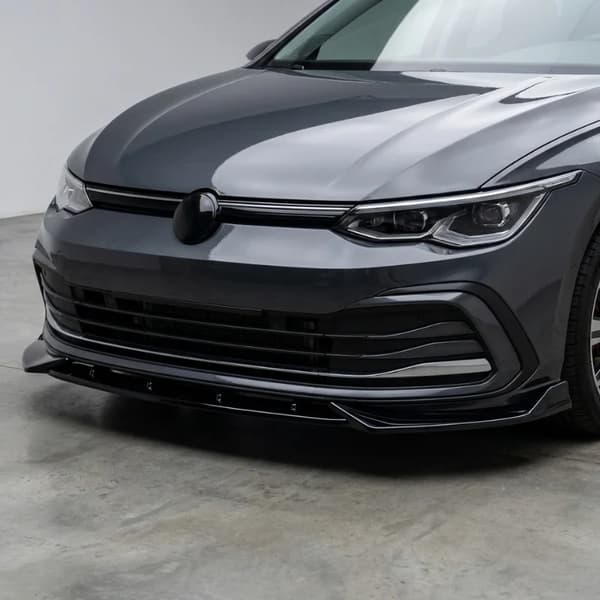 Front Bumper Lip Spoiler, Nem Installation, Holdbar Beskyttelse,sort