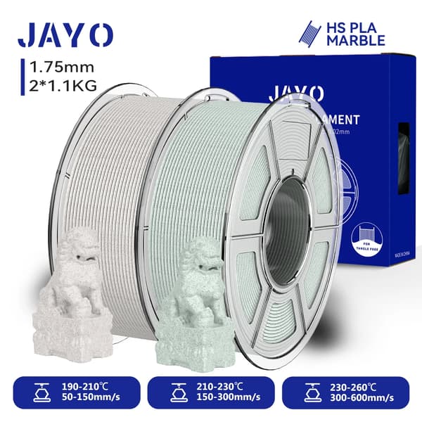 3D-printer filament, PLA-materiale, glat udskrivningskvalitet,PLA Marmor FG-CB