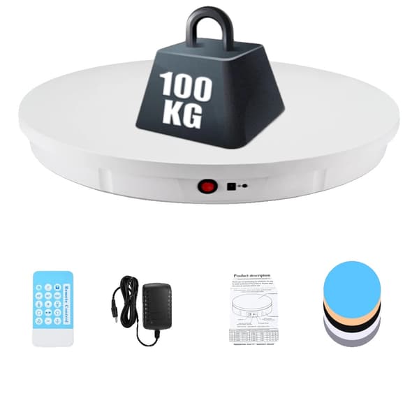 Display Stativ, 360° Rotation, Høj Vægtkapacitet,52cm 100kg-a