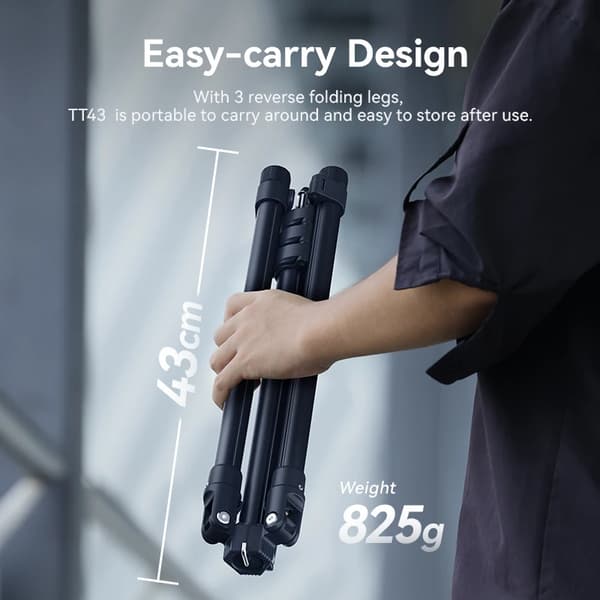 Stativ, Justerbar Höjd, Lättviktsdesign, TT43