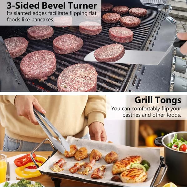 Grillbestik Sæt, 29 Stykker, Rustfrit Stål Værktøj,29Pcs/Set