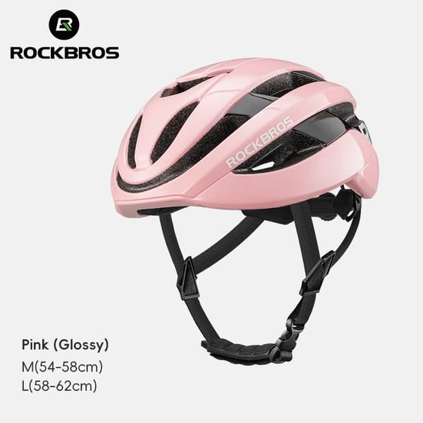 Cykelhjälm, Ultralätt Design, CE Certifierad Säkerhet,Rosa Ljus, M-a