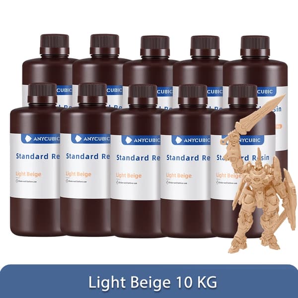 3D Printer Harpiks, Høj Præcision, Hurtig Hærdning,10kg Lys beige
