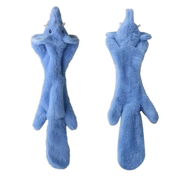 Hundleksak, Squeaky-ljud, Hållbart fleece-material,Elefant