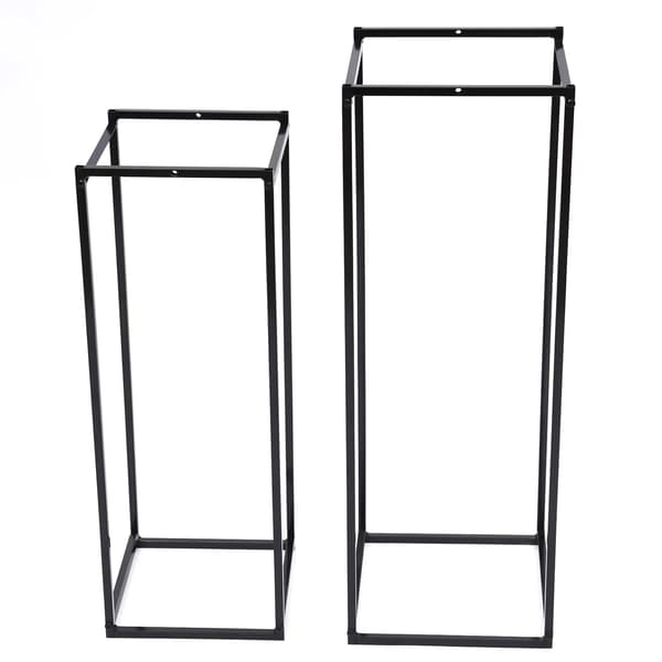 Planteholder, Moderne Design, Holdbar Metal Konstruktion,sort