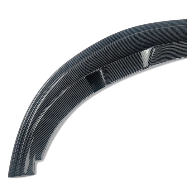 Framstötfångarsplitter, Hållbart ABS-material, Direkt ersättningspassform,Kolfiberutseende