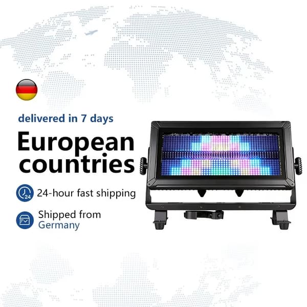 Strobe Lys, IP65 Vandtæt, DMX512 Kontrol,1PCS