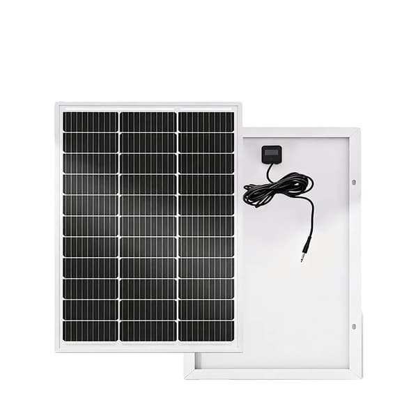 Solpanel, Styv Design, Bärbar Energilösning,med DC-kabel