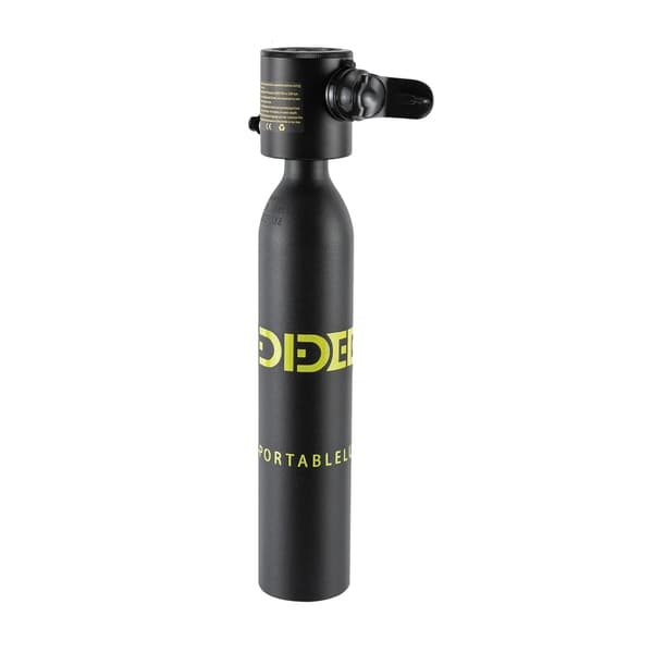 Mini Scuba Tank, 0,5L Kapacitet, Højt Tryk,Sort