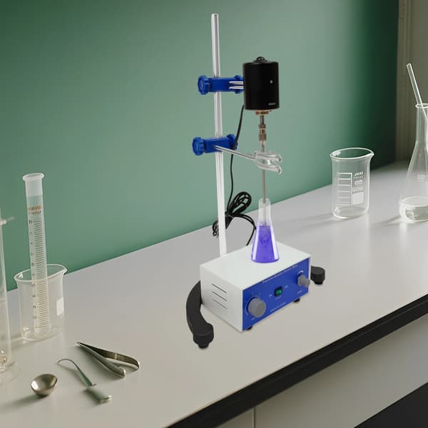 Laboratorierörare, 3000 rpm, Justerbar timer,Blå