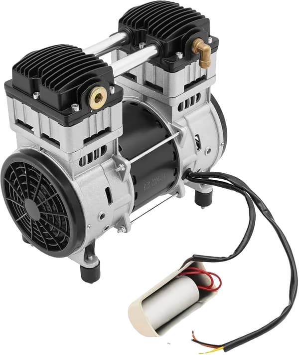 Luftkompressor Pumpe, Høj Effektivitet, Kompakt Design,sort