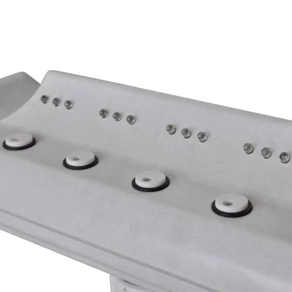 Poolfontän, LED-lampor, Utomhusdekoration,armégrön