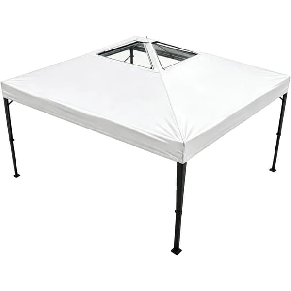 Gazebo, Bærbar Design, Vandafvisende,Hvid