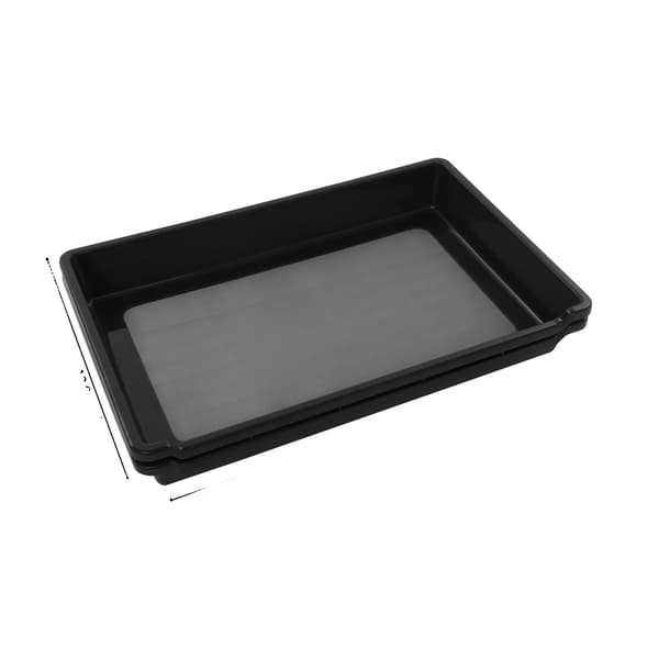 Trim Tray Kit, Stabelbart Design, Holdbare Materialer,sort